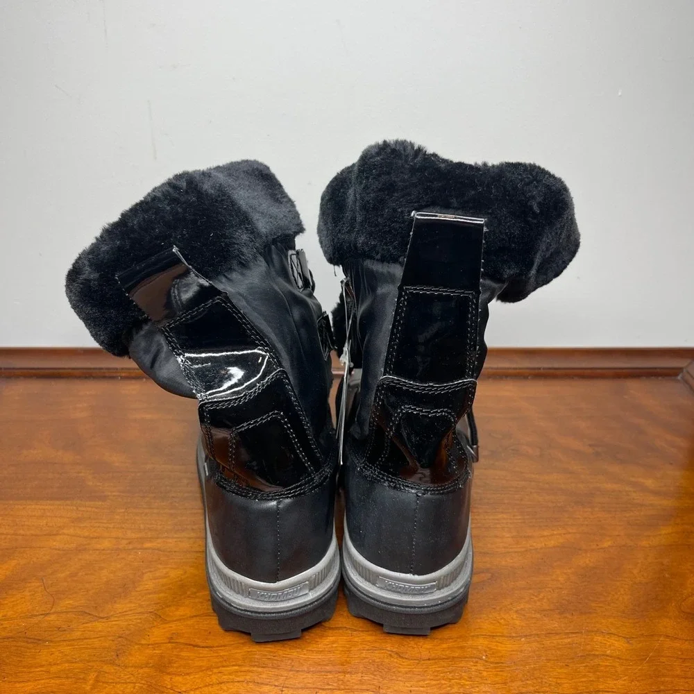 Khombu Birch US Ski Womens Waterproof Winter Snow Boots Faux Fur Thermolite 7.5M